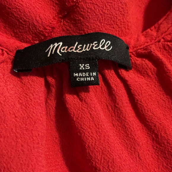 Madewell Lace Up Flutter Dress - Picture 5 of 6